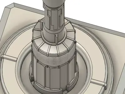 Communication Antenna 3D print model