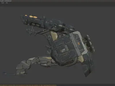 scifi-model539 weapon 3D model