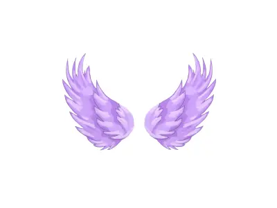 Game Wing v1 001 Free low-poly 3D model