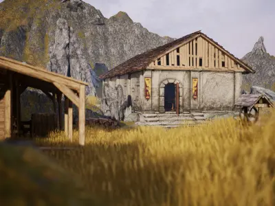 Medieval Furniture  150 Variations 3D model