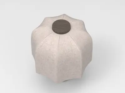 Pezsa Table Light Low-poly 3D model