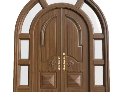 Big classic door 3D model