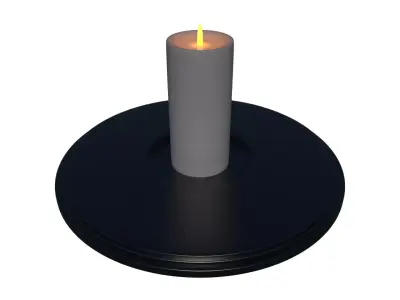 Simple Candle 3D model purchase