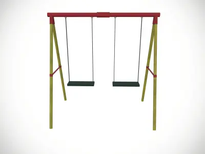 Swing Low-poly 3D model