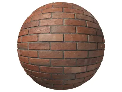 Orange rustic brick texture Texture