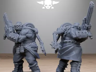 Corrupted Guard Butchers 3D print model