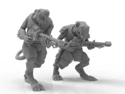 Cheese Stealer Cult - Vermin Packs 3D print model