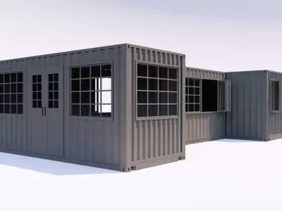 Cargo Container 1 3D model