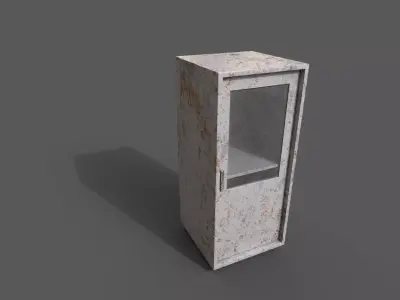 Old Modern Furniture 3D Model Low-poly 3D model