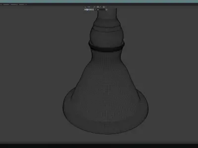 Street light Low-poly 3D model