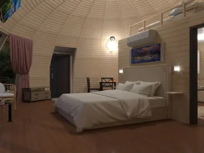 Domed House 3D model