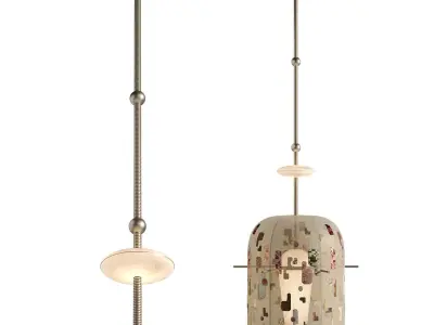 Interlude Hanging Lamp by Apparatus 3D model