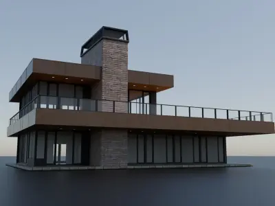 Modern House Pack Vol 1 Low-poly 3D model