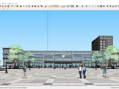 Sketchup Terminal C10 3D model