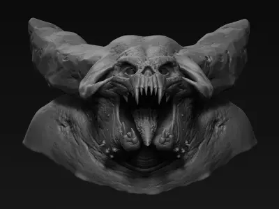 Demon Head 05 3D model