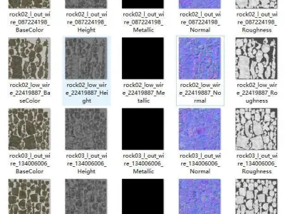 4 Tianzi Mountain Assets-1 3D model