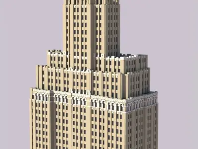 One Hanson Place 3D print model