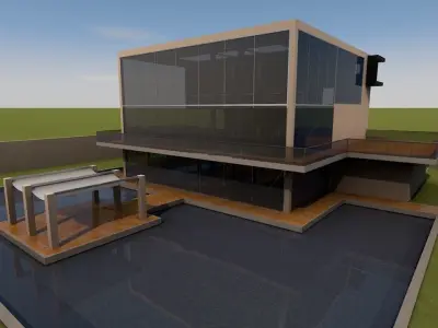 Concept House 3D model