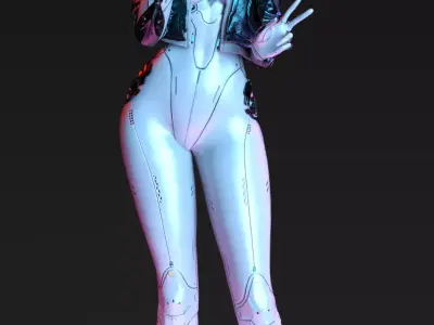 Valby Neon Ghost Agent 3D print model