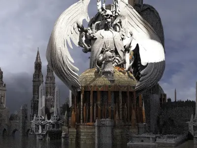 Afterlife Grand Dome council kit bash 3 3D model