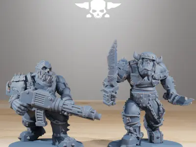 Orkaz Berserkers 3D print model