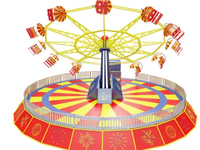 Carnival ride 3D model