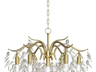 Branches Suspended Lighting  Low-poly 3D model