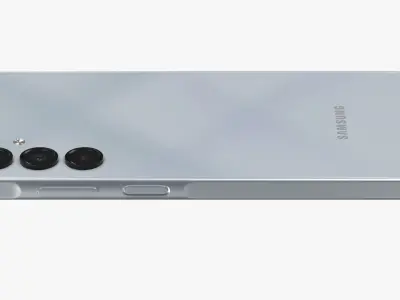 Samsung Galaxy A15 Light Blue Low-poly 3D model