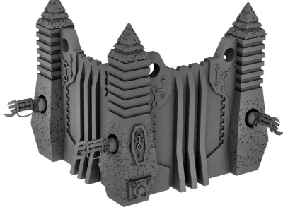 Eternal dynasty tomb worlds terrain set A with over 50 files 3D print model