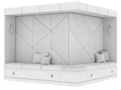 Restaurant and Office Lobi Seating 13 3D model