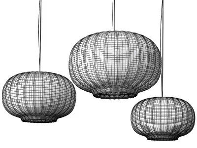 Balloons Nordic Lamps 3D model