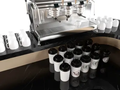 CAFE BAR NO10  A 3D model