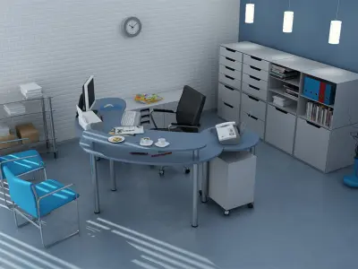 Archinteriors 01 for Maya - interiors scenes 3D model