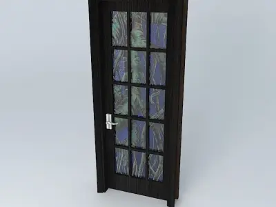 Door with frame Free 3D model buy