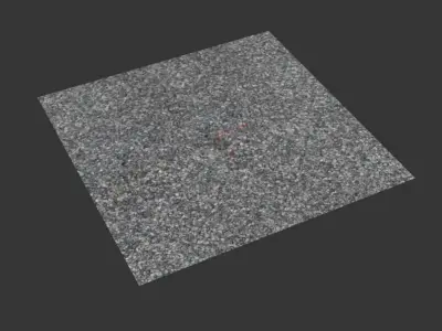 Ultra realistic Gravel Scan  3D model