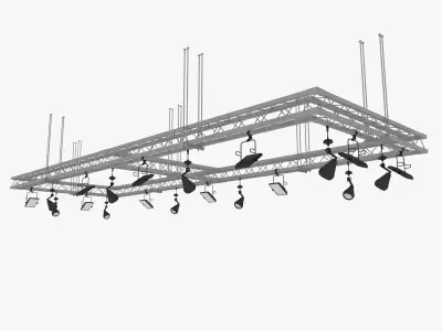 Light Truss 3D model 3D model