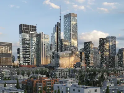  Cityscape Kitbash Collection Vol1 