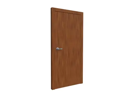 The door lowpoly Free low-poly 3D model