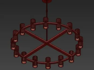 Zhongshan chandelier 3D model