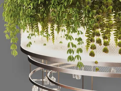 Cocktailbar03-ceiling lighting  Low-poly 3D model