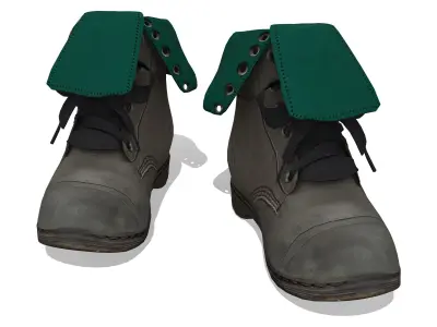 Triumph Boots Low-poly 3D model