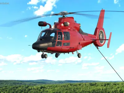  Black Huge Aerial Mockup Banner with Helicopter 