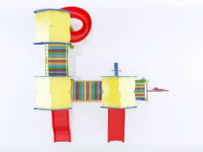 kids child playground 3d model 3D model