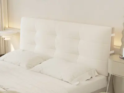 omfortable bedroom interior scene  3D model