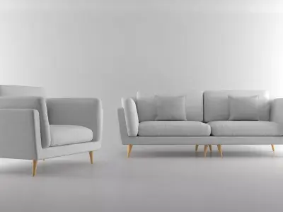 sofa interior 3D model