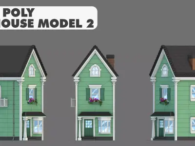 House Model 2 Low-poly 3D model