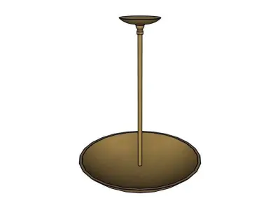 Dome Brass Ceiling Pendant by Orange Furniture 3D model