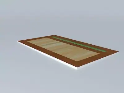 Brown door 3D model purchase