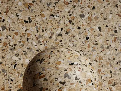 Terrazzo Material 5 Pbr Seamless Texture