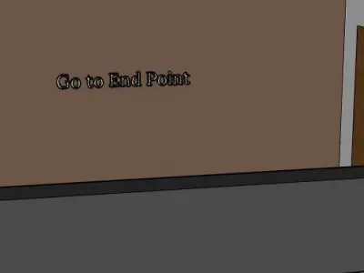 The Maze square block Low-poly 3D model